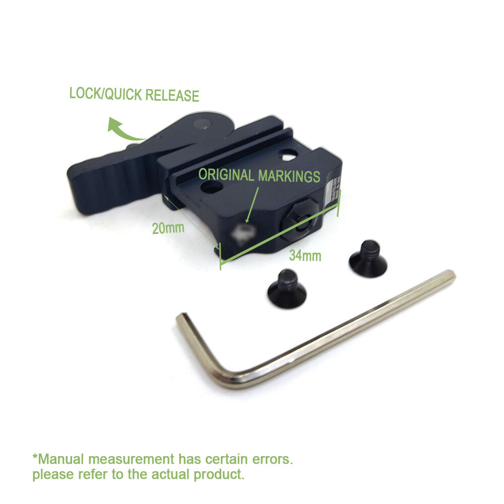 Tactical For M300/M600 Light QD Mount Quick Release Base Flashlight Accessories
