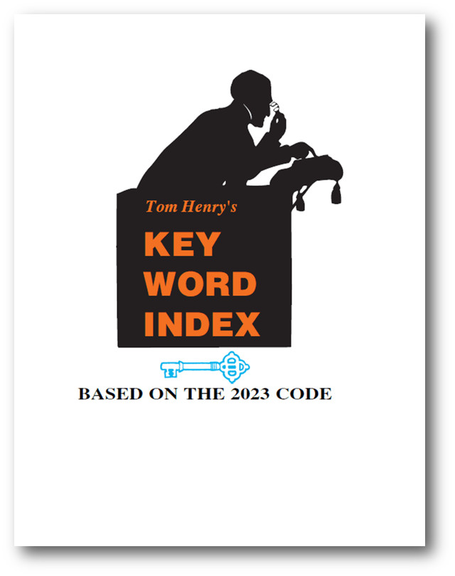 Key Word Index based on 2023 NFPA NEC Code - 1ST Edition