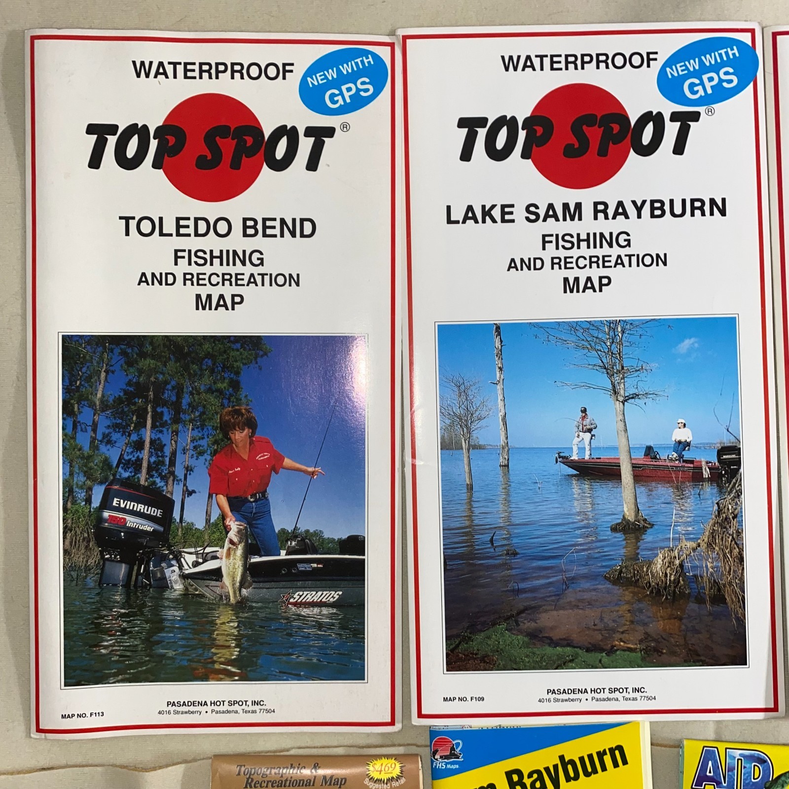 Texas Lakes Fishing Maps
