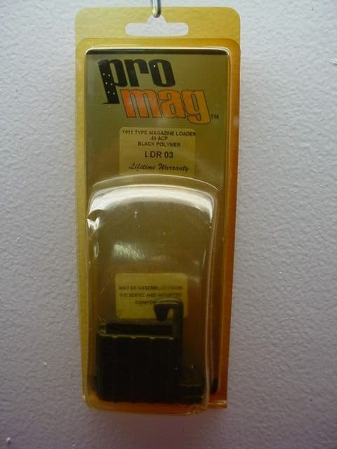 ProMag- #LDR03- 1911 Type Magazine Loader- Black Polymer- New !!