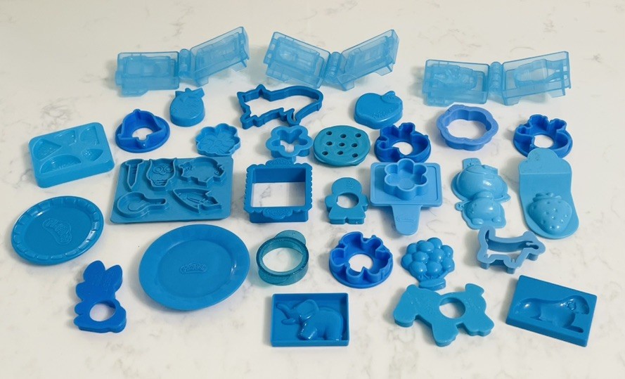Play-Doh/Dough Accessories Molds Shape Cutters Assorted 30 Pcs