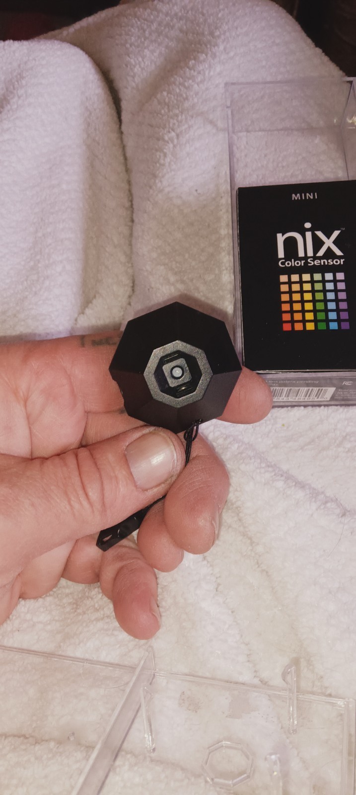 Nix Mini Optical Color Sensor, Black USB Connection w/ Cable, Box & Lanyard