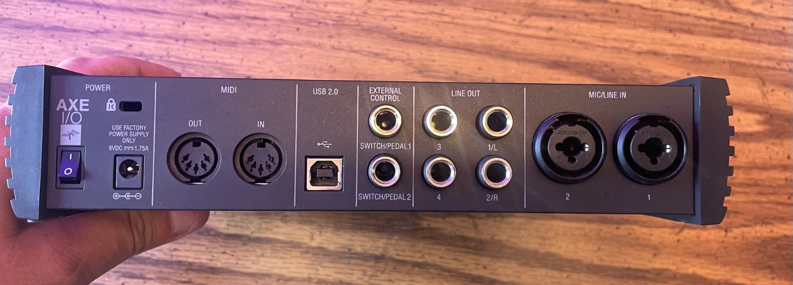 IK Multimedia AXE I/O USB Audio Interface - Black