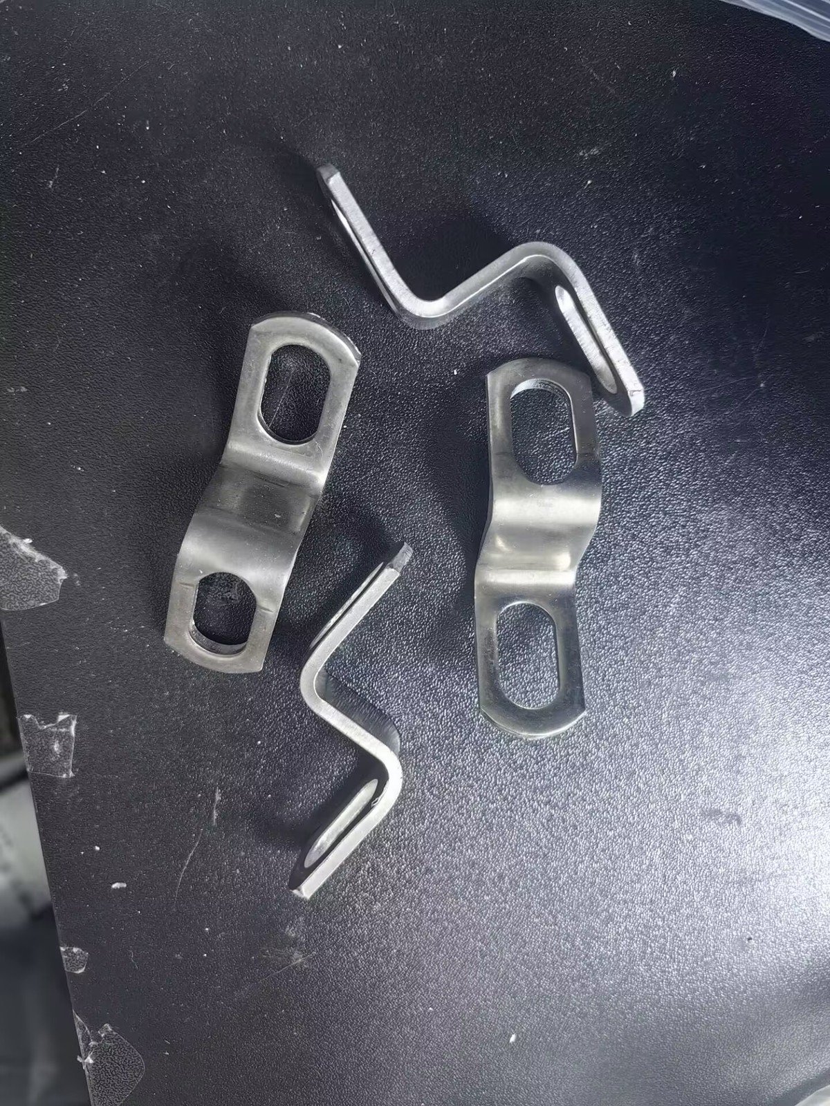 Universal Motorcycle Exhaust Muffler Pipe Z Type Mounting Clamp Bracket Hanging