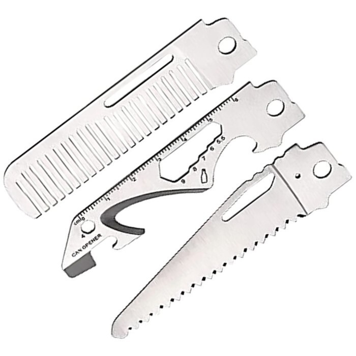 Roxon Replaceable Blade Set Saw / Comb / 10-In-1 Key Tool 3Cr13 Steel Blade