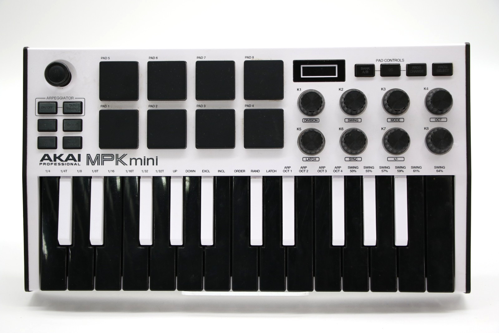 Akai MPK mini 25-Key Synth MIDI Keyboard Controller W/ Pad Triggers