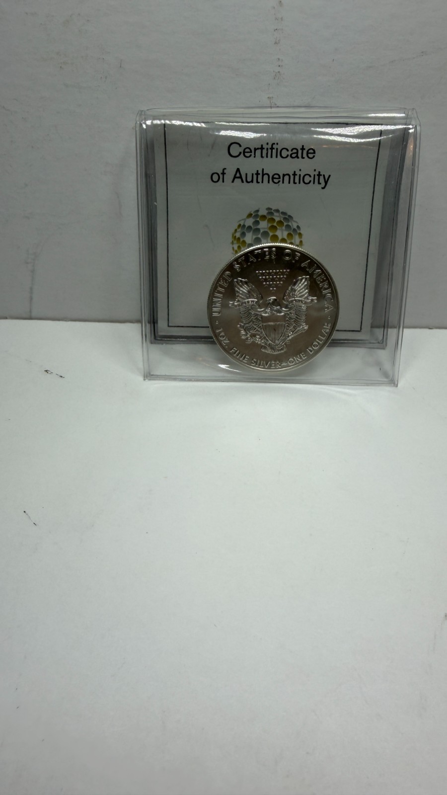 2020 $1 AMERICAN SILVER EAGLE GOVMINT COA