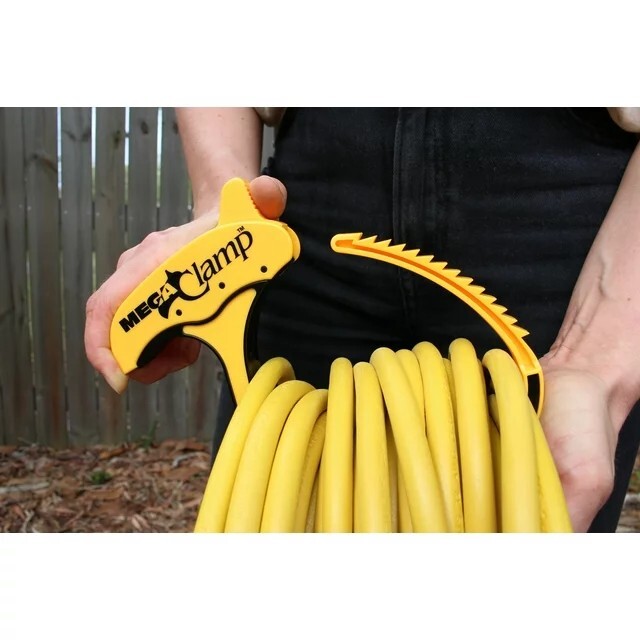 Mega Cable Wire Clamp/ Hose Organizer 2" - 4" Black Yellow NEW