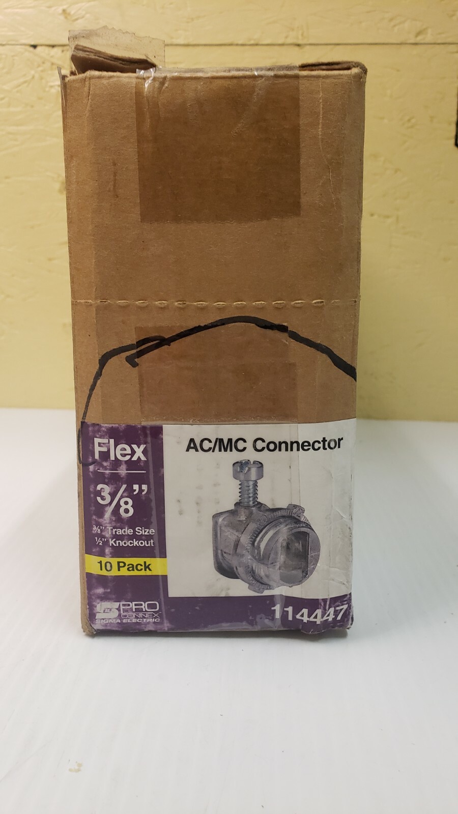 Sigma Electric ProConnex 3/8 AC/MC Connector 114447 150ct SEE DESCRIPTION