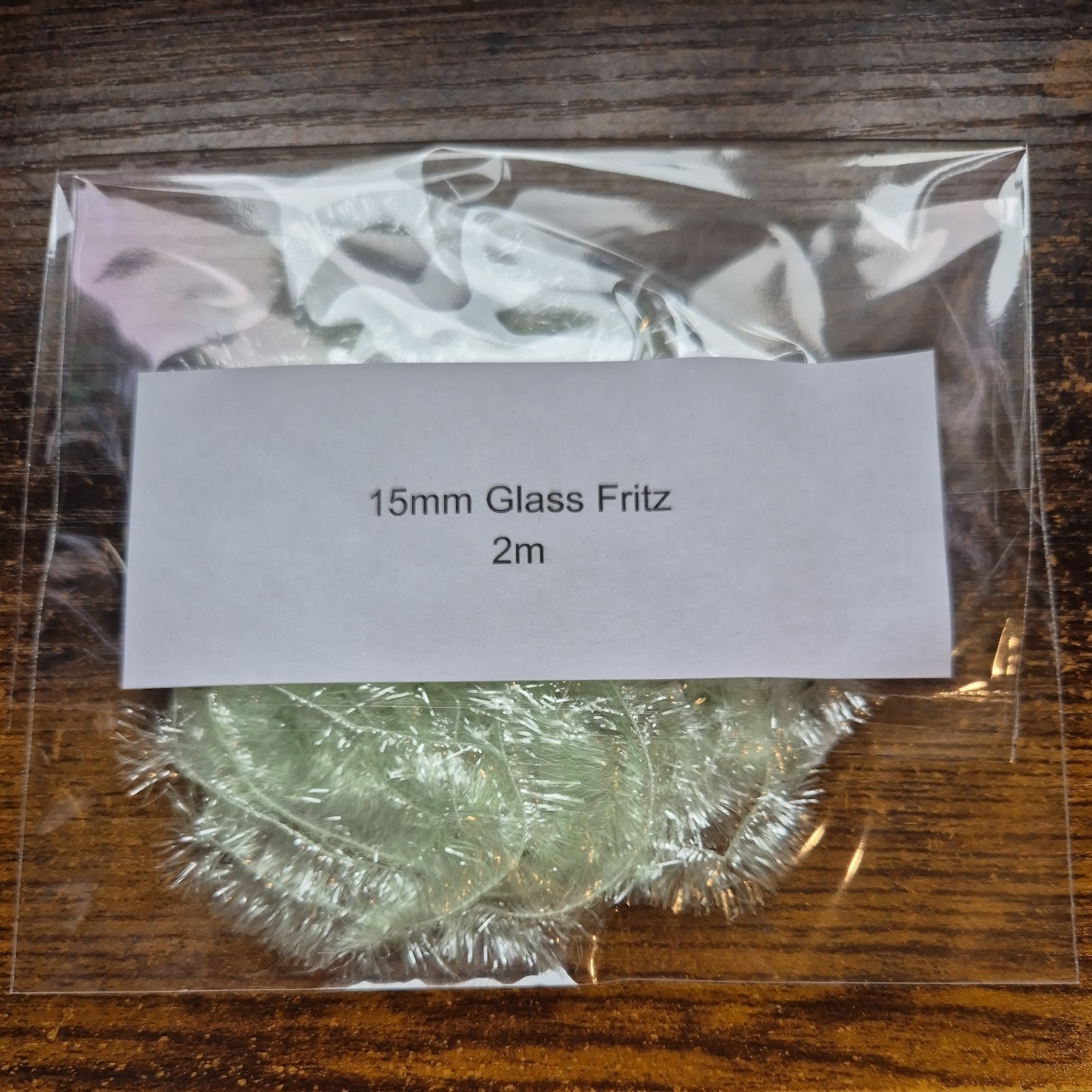 Glass (Jelly) Mint / Mojito 15mm  Fritz x 2m