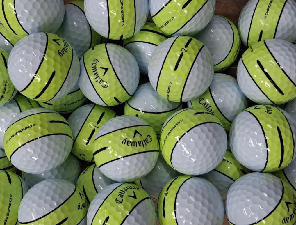 12 Callaway Chrome Soft 360 - Yellow Stripe - 2A/3A