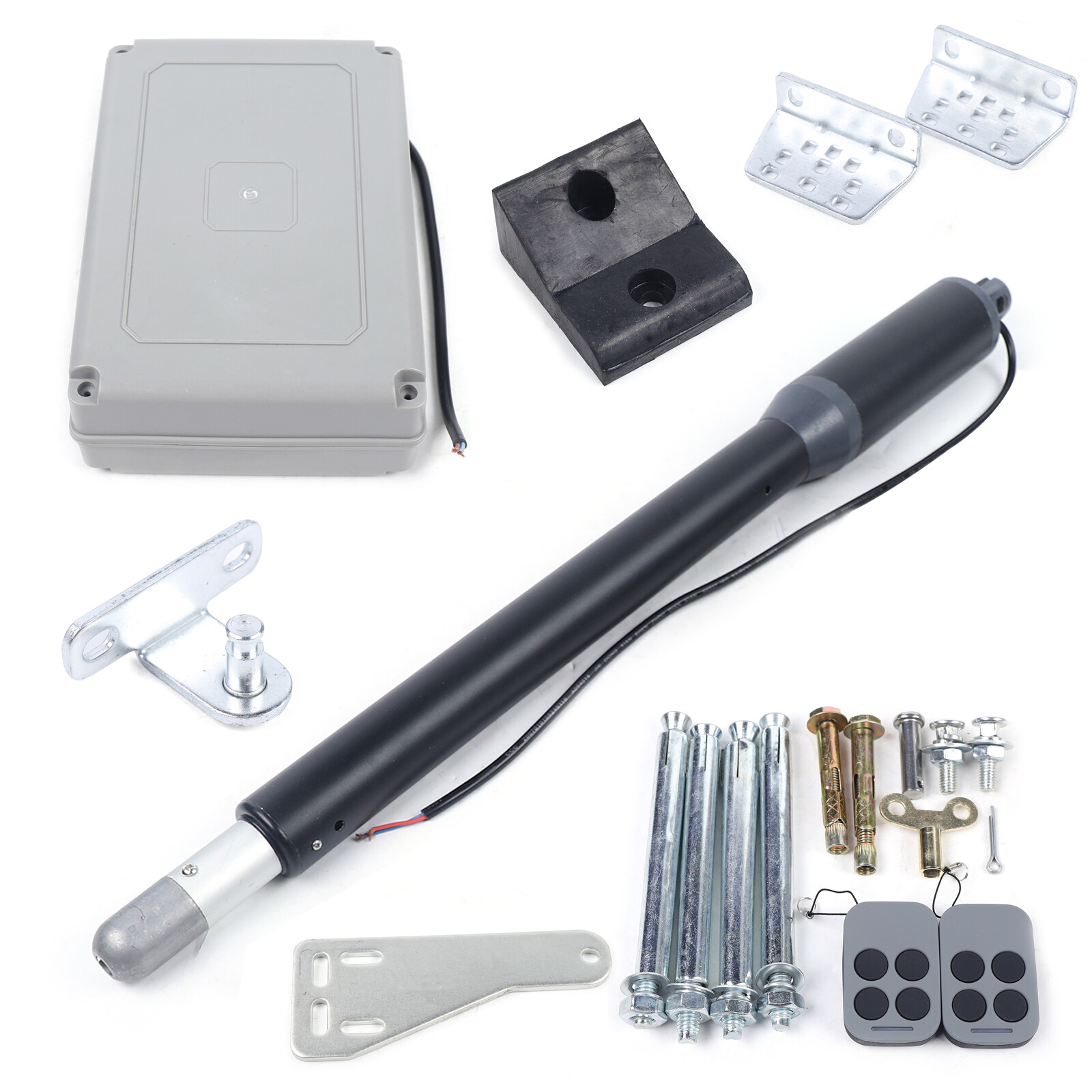 110V Automatic Gate Opener Arm Single Swing Heavy Duty 325lbs Remote Control US