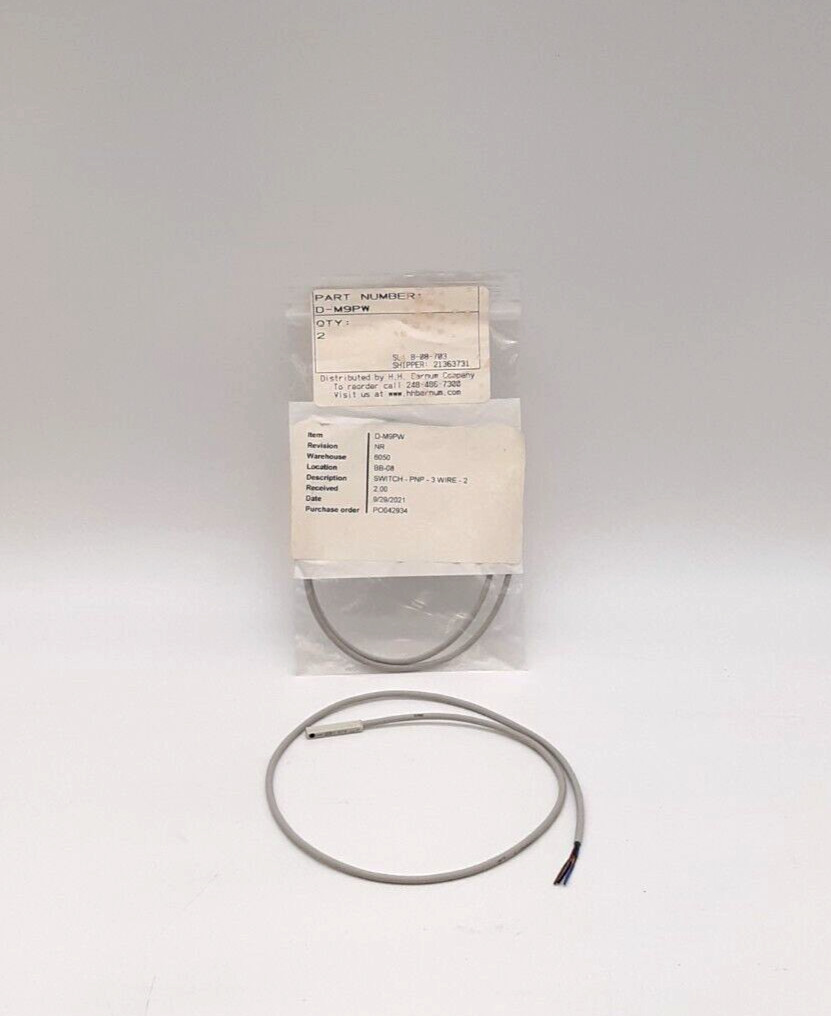 SMC D-M9PW Proximity Switch - Lot of 2