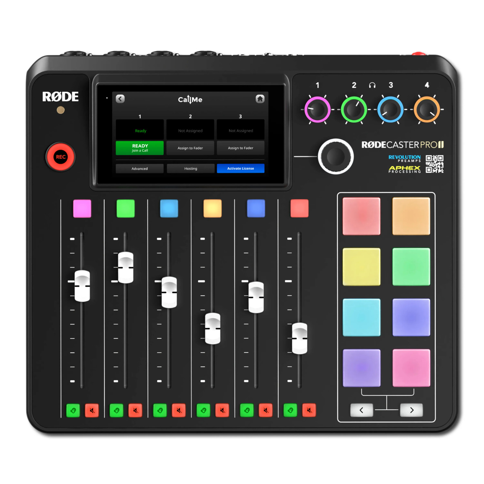 Rode RODECaster Pro II Integrated Audio Production Console with Rode Procaster B