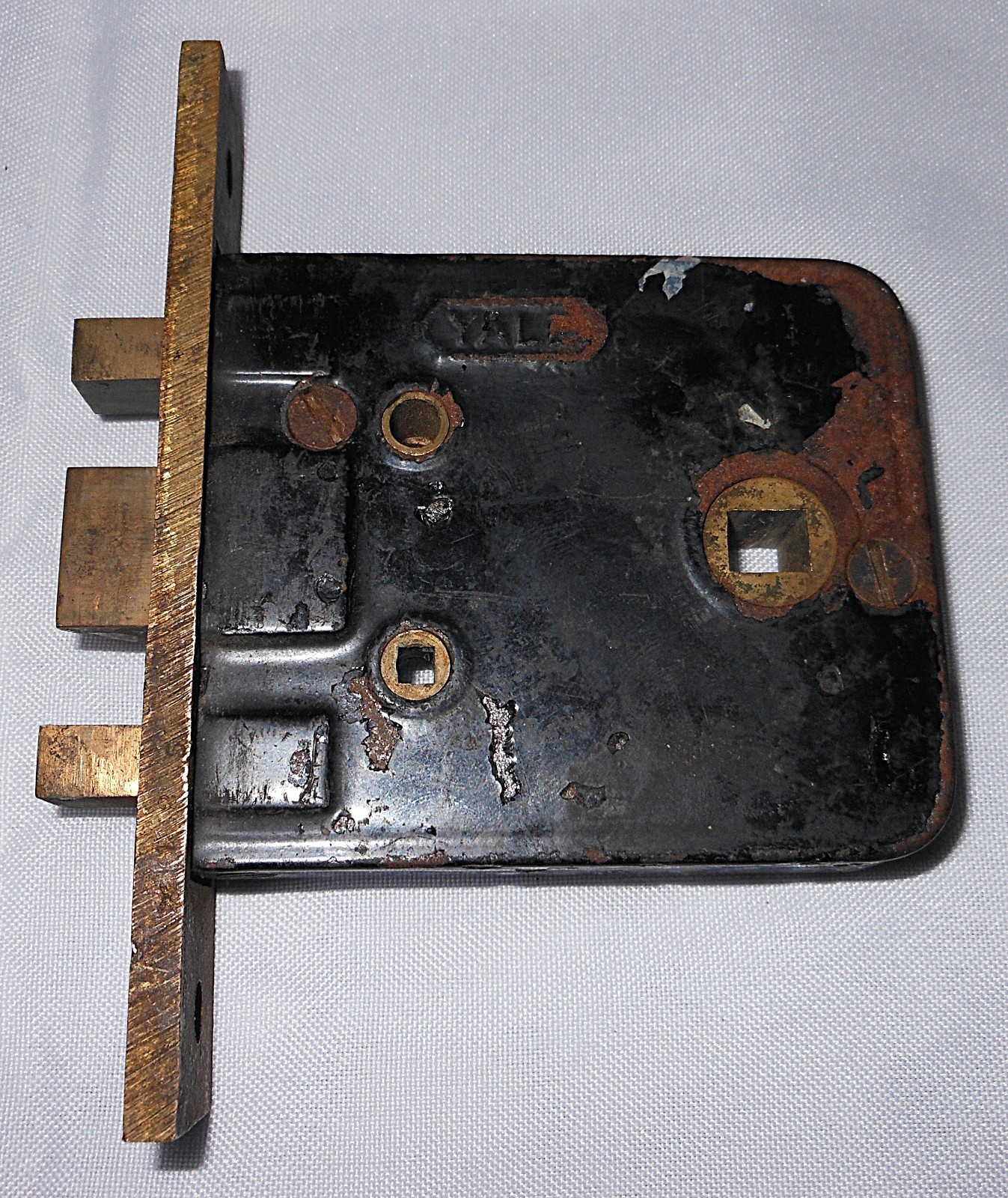 EXTREMELY RARE Antique Yale Privacy Mortise Door Lock Adjoining Rooms 1531 Works