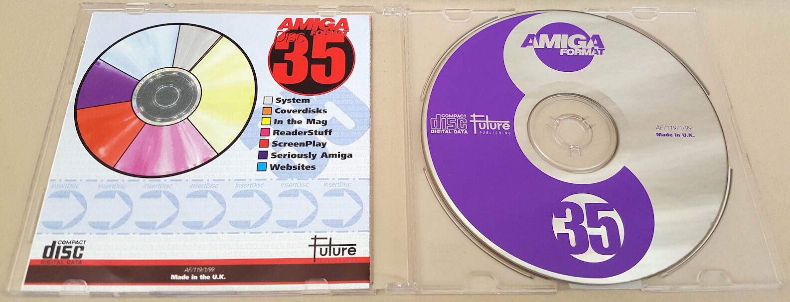 Amiga Format Magazine w/CD ©Jan.1999 Cologne'98 WebDesign2 Polataa Game +MORE