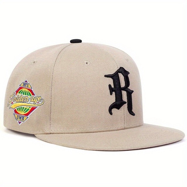New 2023 Letter R Snapback Baseball Cap Hat Adjustable Cali Era Hip Hop Flat