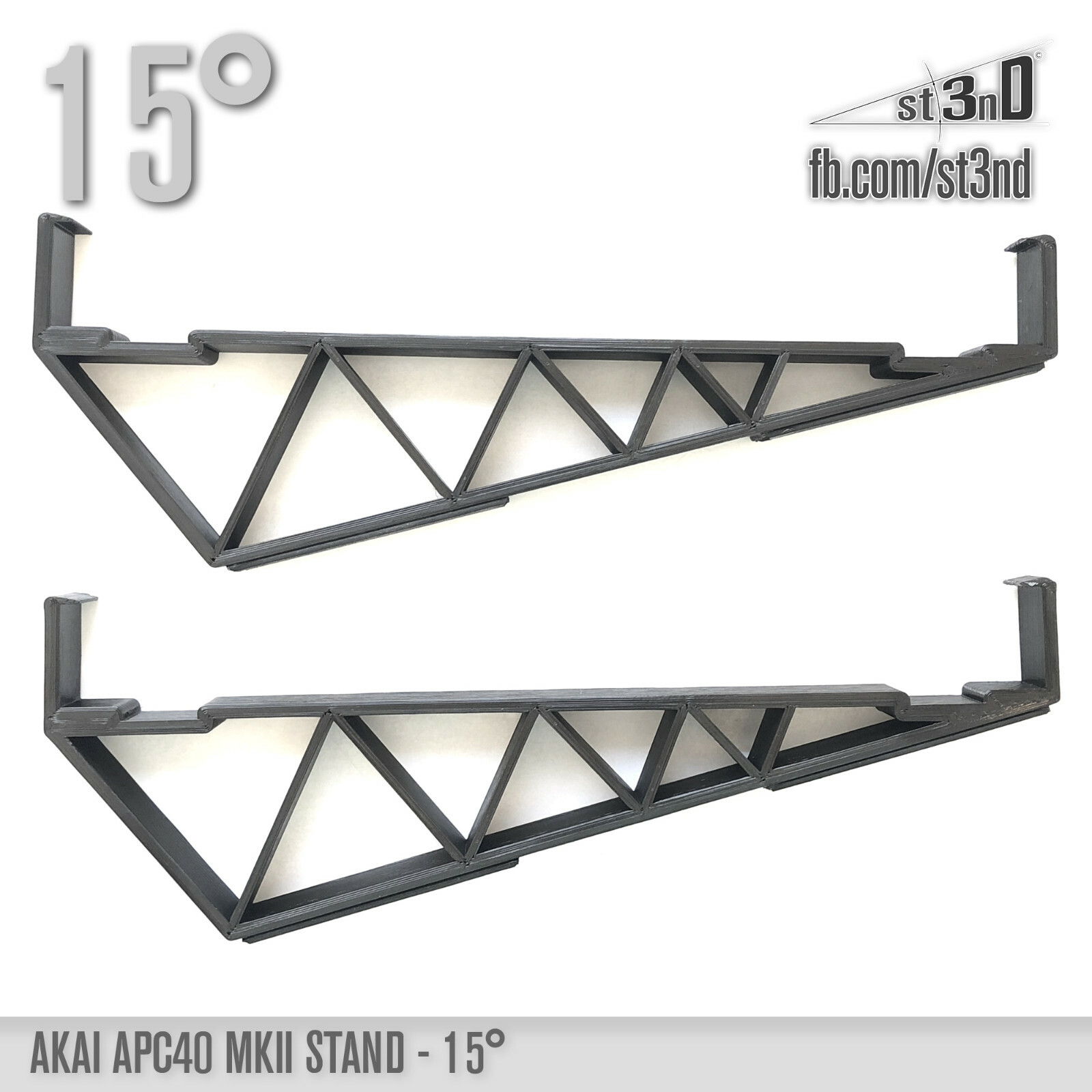 AKAI APC40 MK2 (MKII) Stand - 15 degree - 3D printed