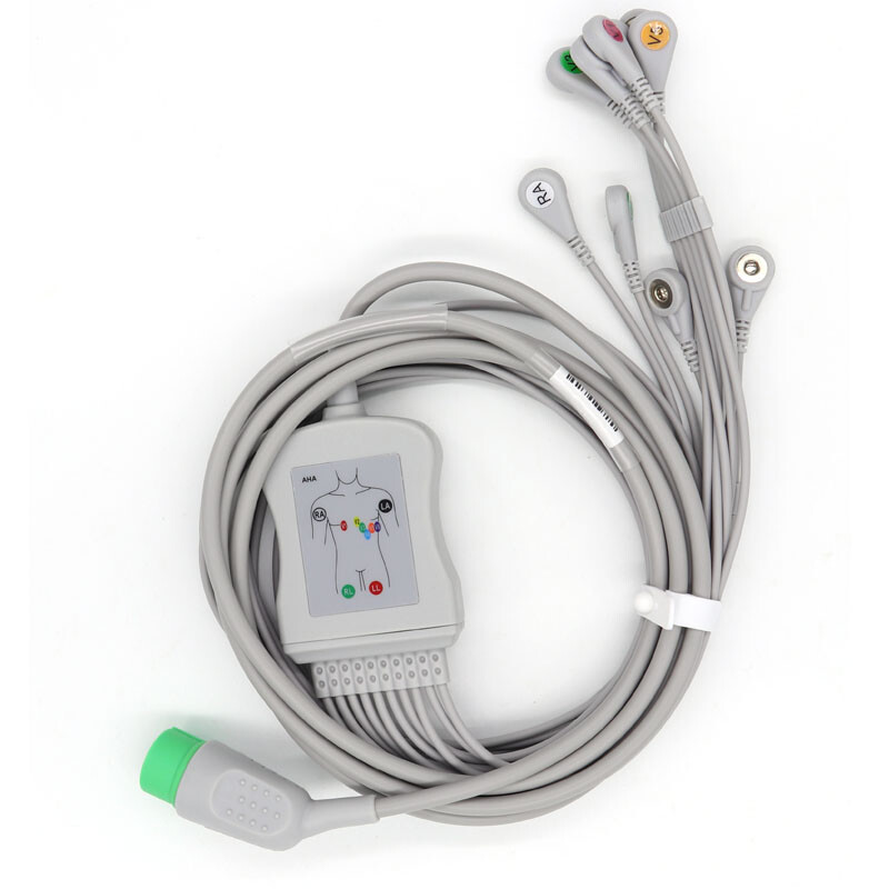 Fit For Medtronic 10-lead ECG/EKG Cable Physio Control Lifepak 12/lifepak15