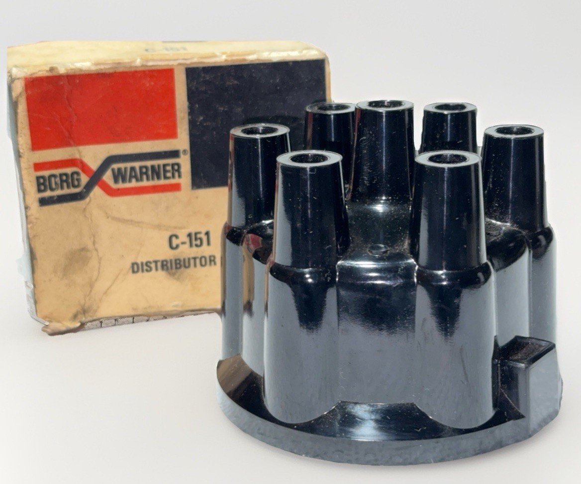Borg Warner Distributer Cap C151 For 6 Cyl 1950-60 GMC Chevy Ford International
