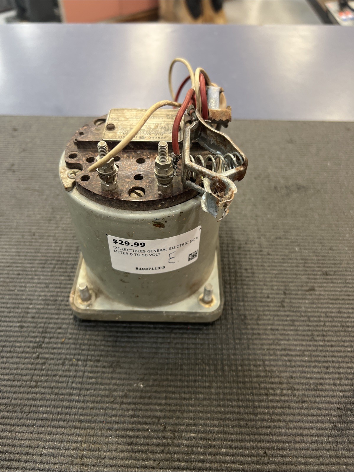 GENERAL ELECTRIC DC V METER 0 TO 50 VOLT