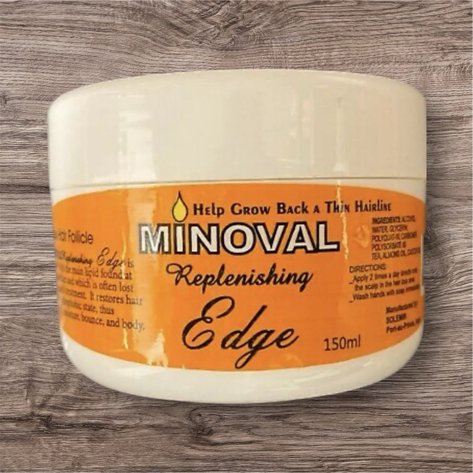 MINOVAL REPLENISHING EDGE HELP GROW BACK A THIN HAIRLINE 2oz / 150 ml