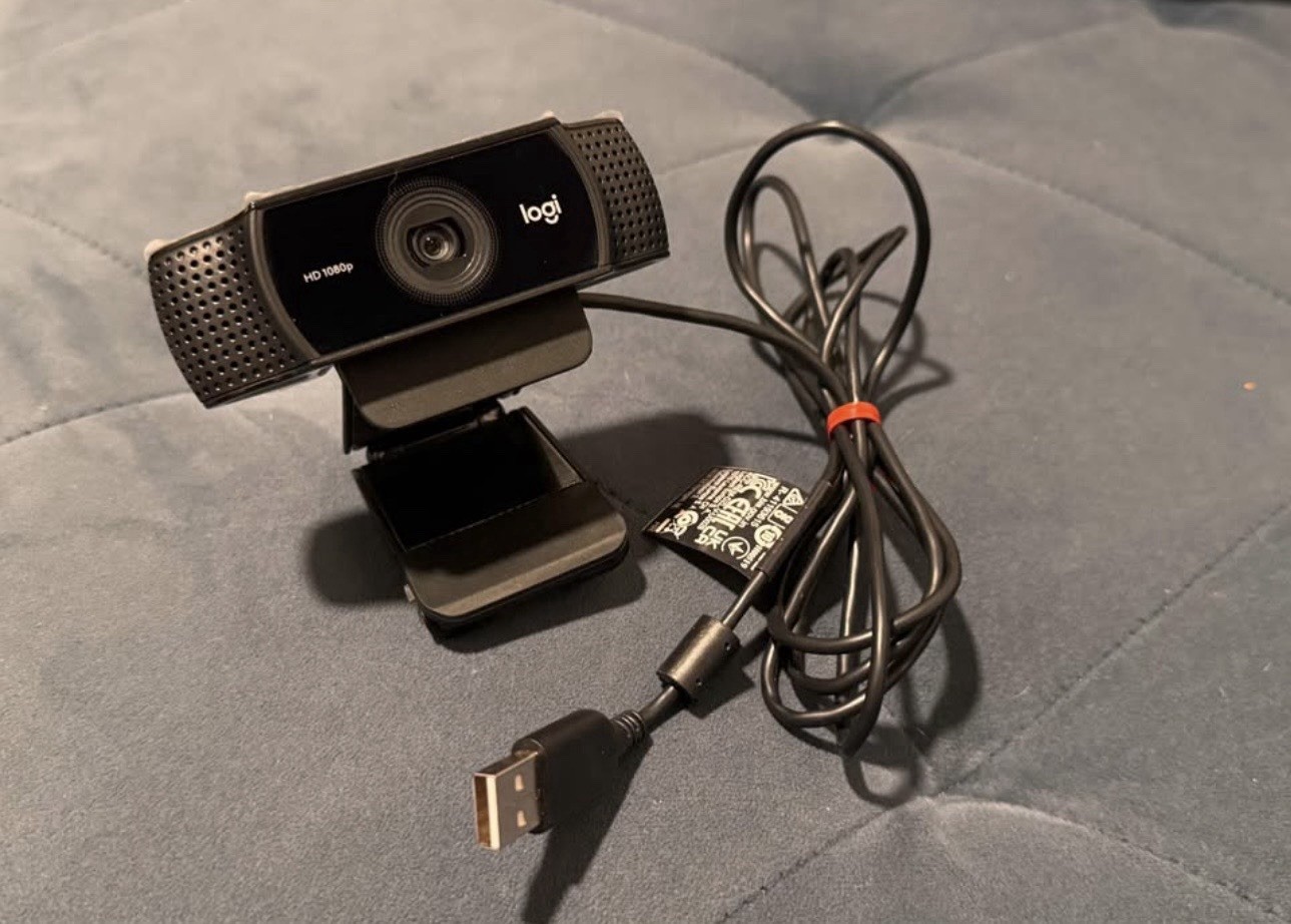 Logitech C922 Pro Stream 1080p HD Webcamera - Black