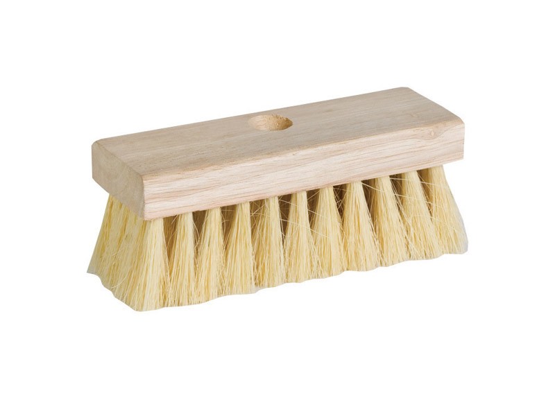 DQB 11949 Wood Block Roof Brush 7 in. with 2-1/2 in. Tampico Bristle (Pack of 6)