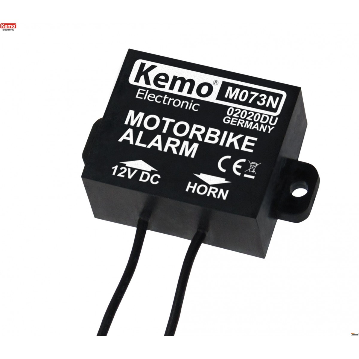 Tilt Anti-Theft Alarm for Motorcycles Scooters Bicycles 0-12-25V