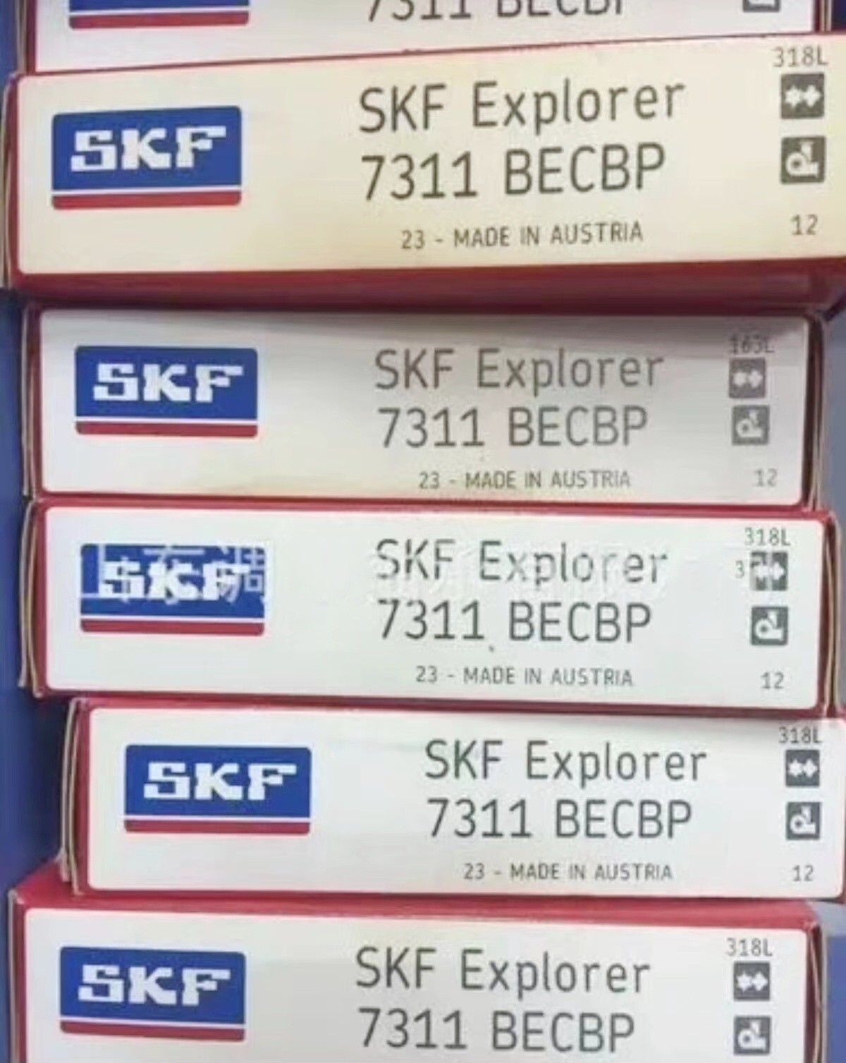NEW SKF 7311 BECBP Angular Contact Ball Bearing 1PCS #PA