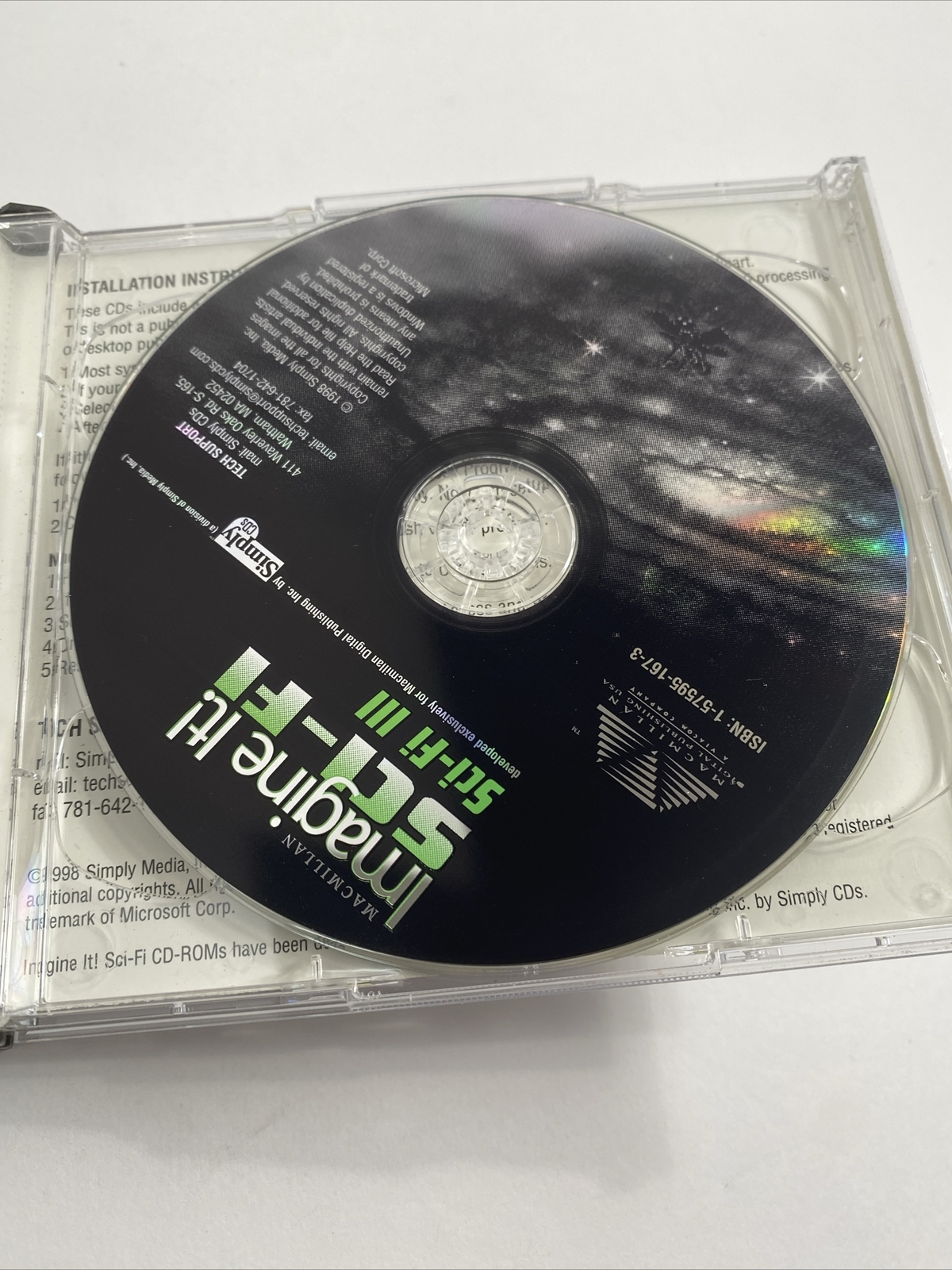 Imagine It! Sci-Fi Science Fiction Graphics PC CD Missing 1 Of 6 CDs