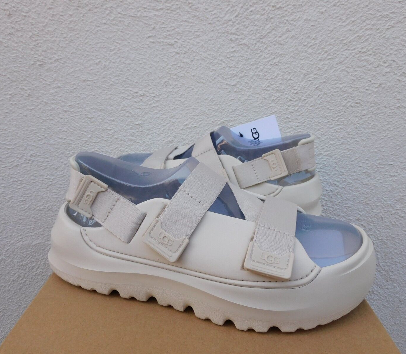 UGG SEA SALT STRATUS PLATFORM STRAPPY WATER SPORT SANDALS, MEN US 9/ EUR 42 ~NIB