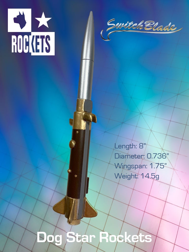 SwitchBlade Model Rocket Kit by Dog Star Rockets