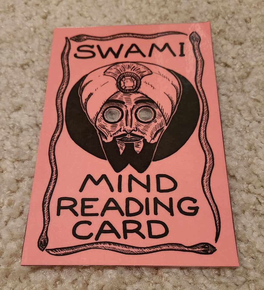 Fortune Telling Swami Mind Reading Card Magic Mentalism Trick