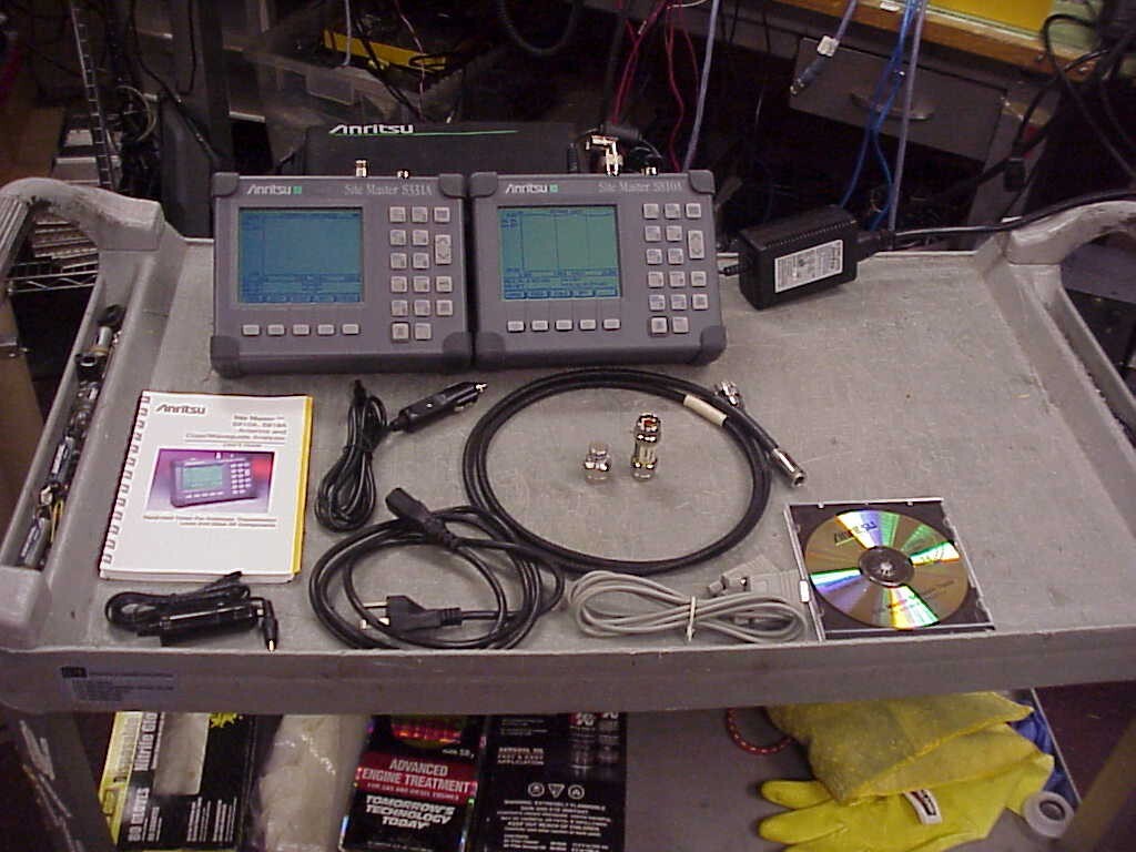 Anritsu Site Master S331A/S810A  Cable & Antenna Analyzer SiteMaster  2 UNITS