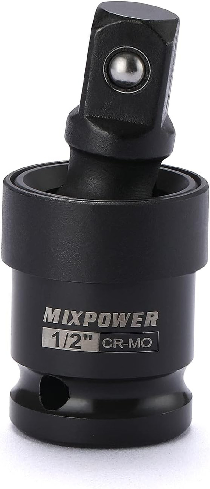 1/2-Inch Drive Impact Universal Joint, CR-MO Steel, Radius Corner Design, Flexib