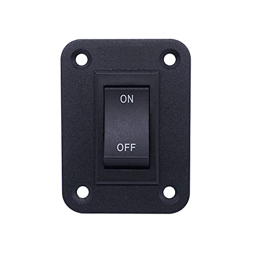 12V Switch ON/Off with Panel 4Pin Rocker Switch DPST Trailer Camper Light