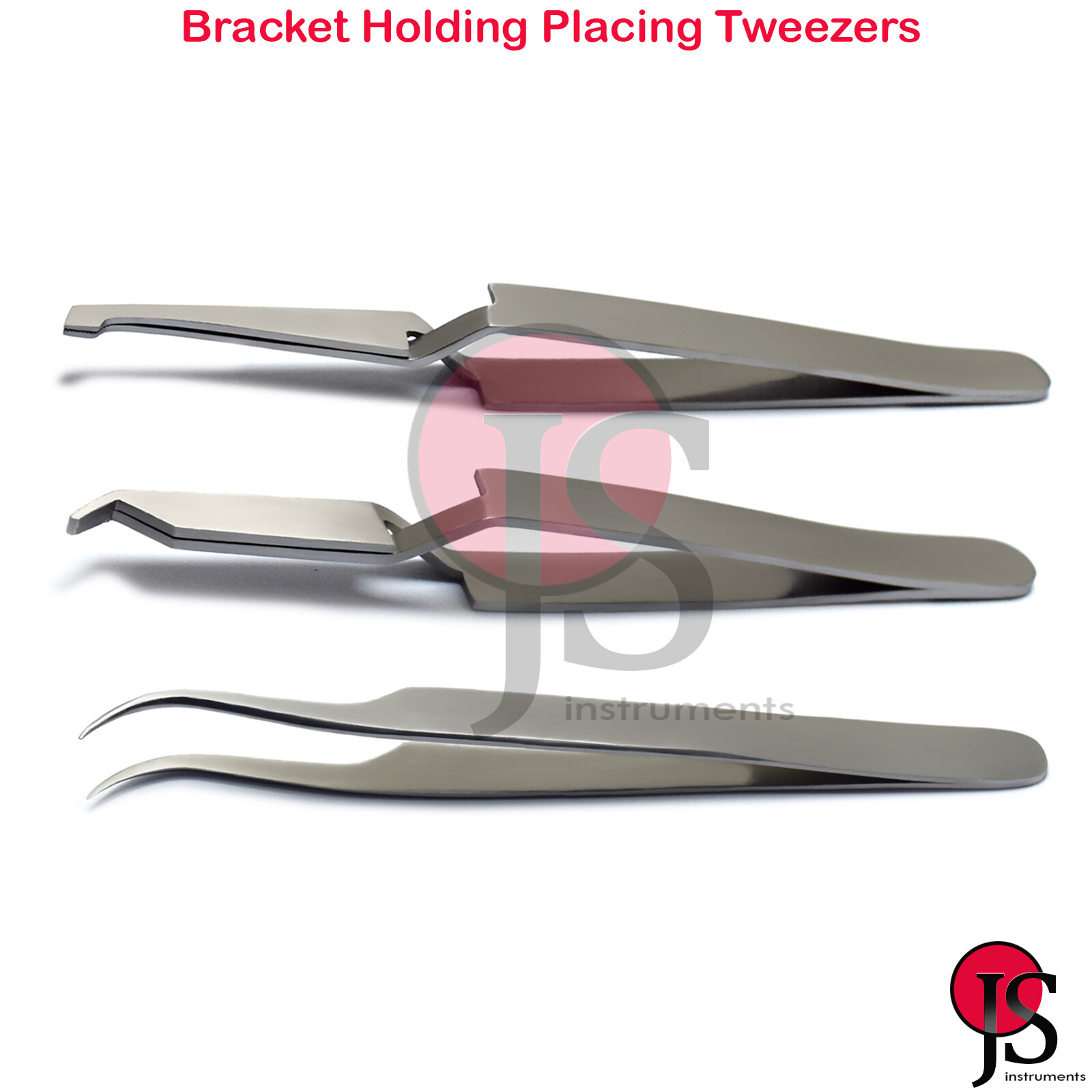 Orthodontic Bracket Positioning Holding Tweezers Reverse Action Direct Bond