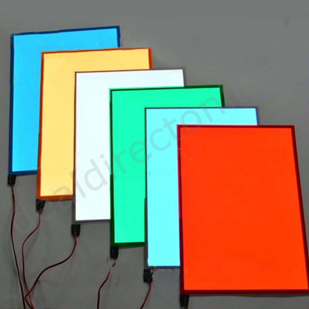 A6 Electroluminescent EL Panel Cuttable Paper Neon Sheet Inverter Battery Box