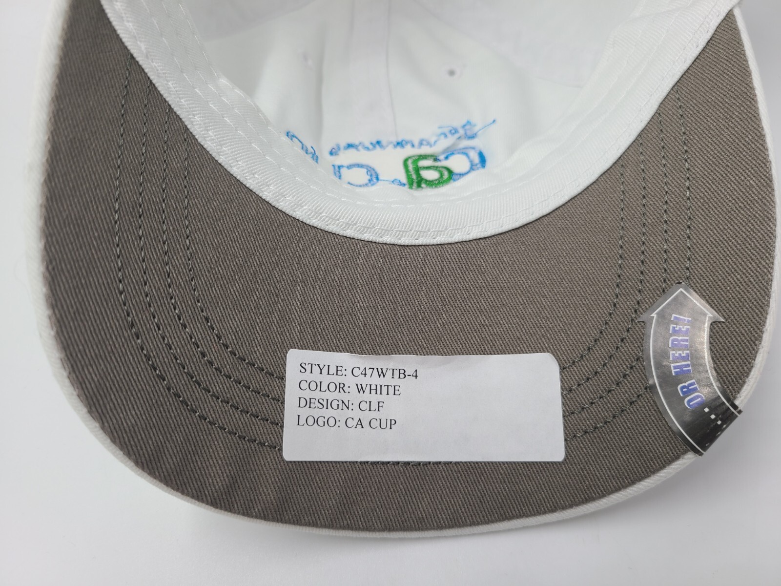 3rd Annual CA Cup Golf Tournament Invitational Ahead Strapback Hat Cap Men White