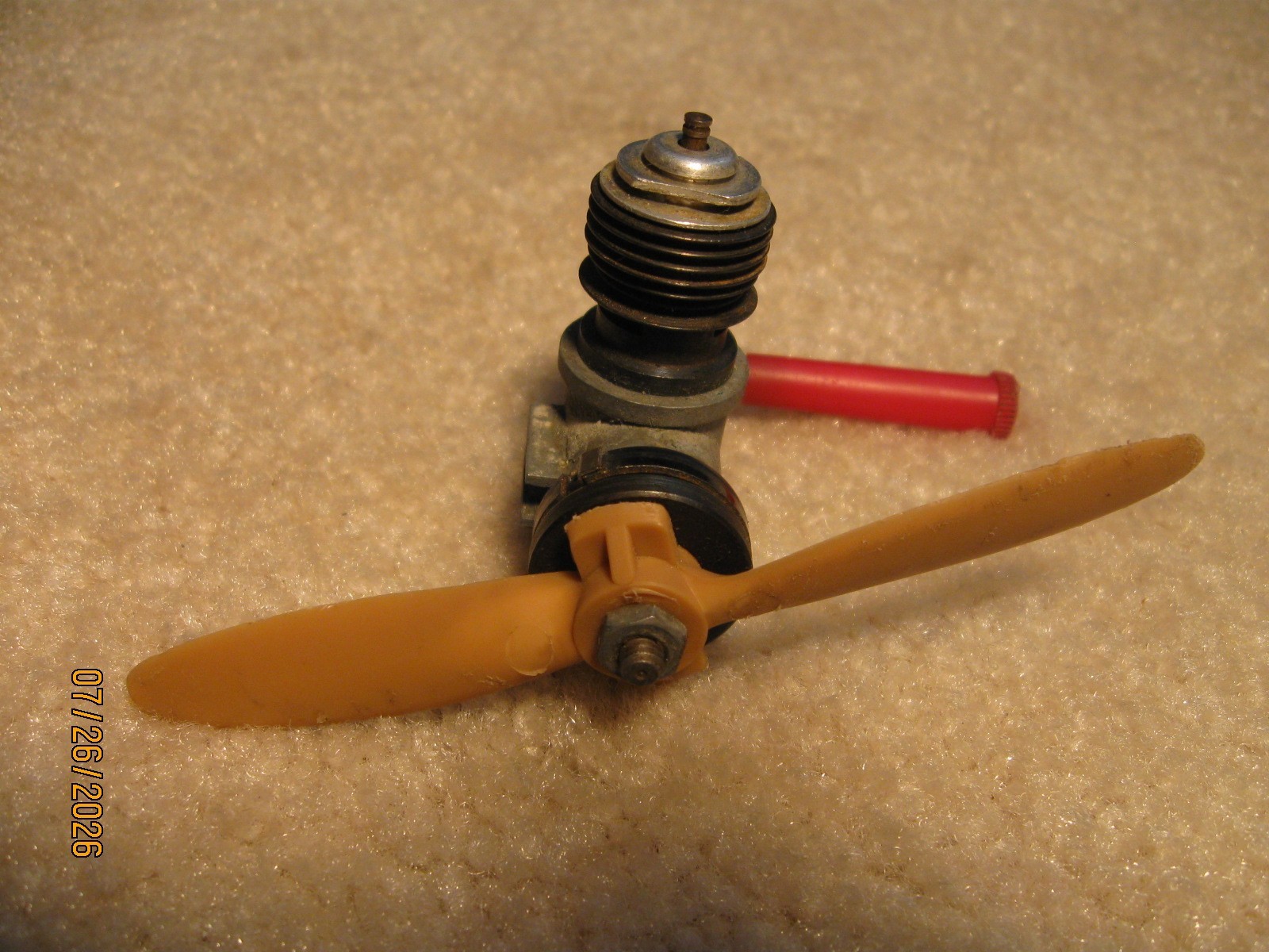 TESTORS .049 "PIPE BOMB" GLOW MODEL AIRPLANE ENGINE