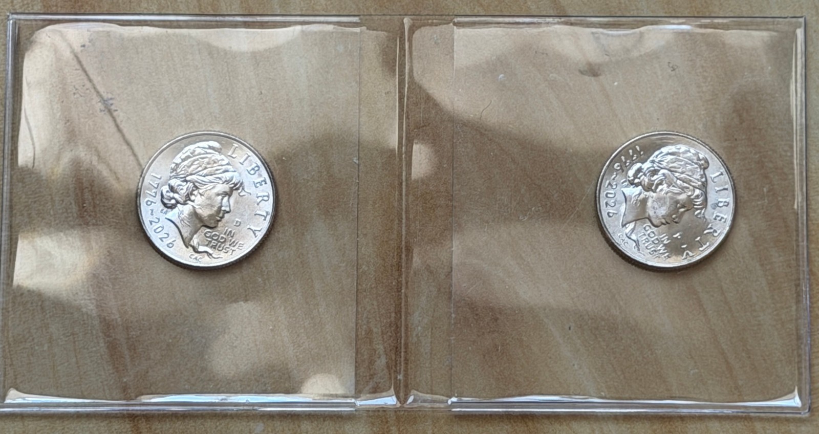 1776~2026 P&D Semiquincentennial Emerging Liberty Dimes set - $1 ship any quant