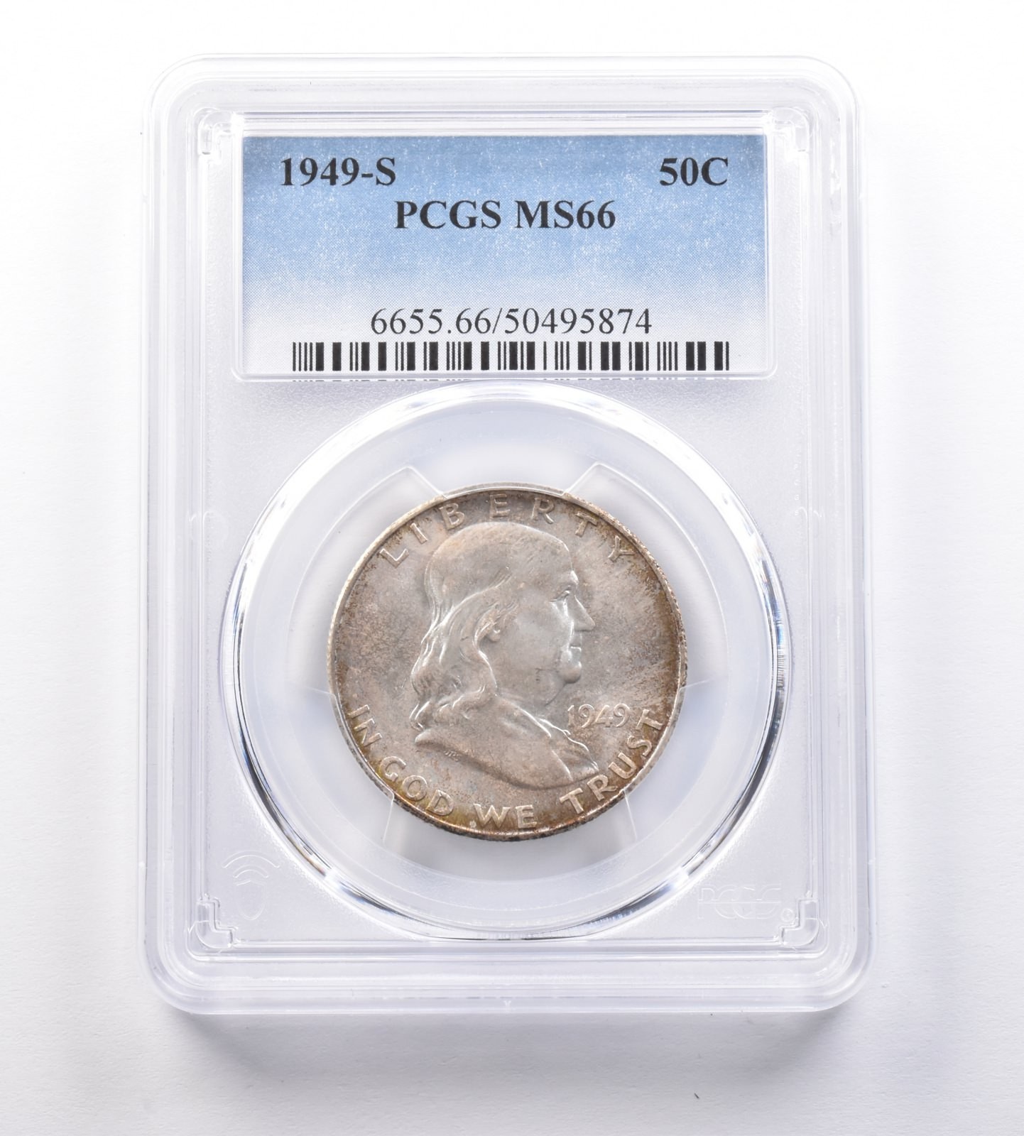 1949-S Franklin Half Dollar MS66 PCGS *9609