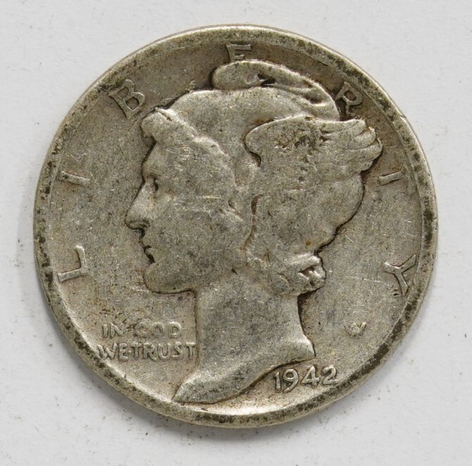 1942-P Mercury Dime *Double Struck*