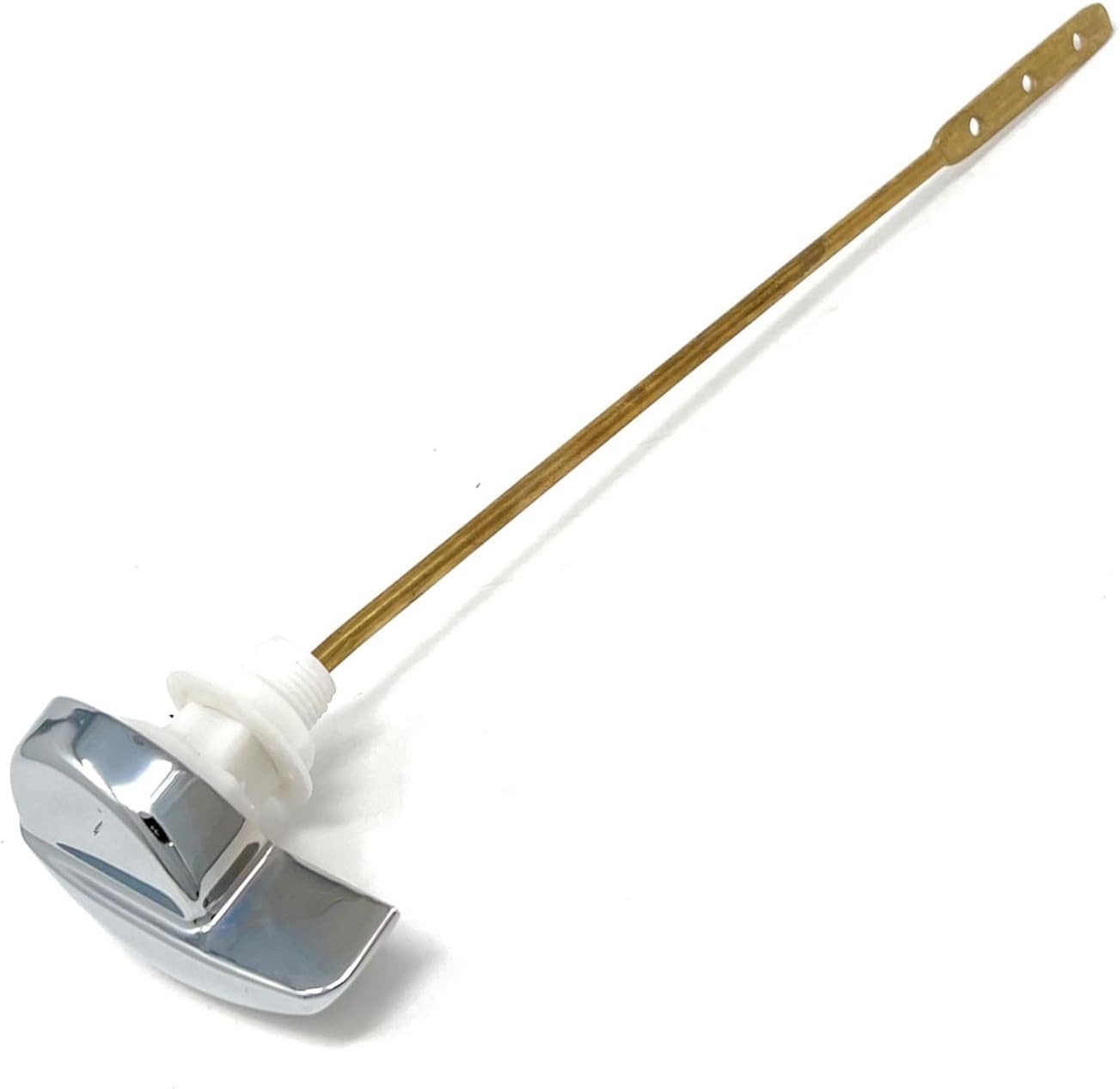 Side Mount Toilet Lever, Single-Piece 9.5 inch Universal flush handle Chrome