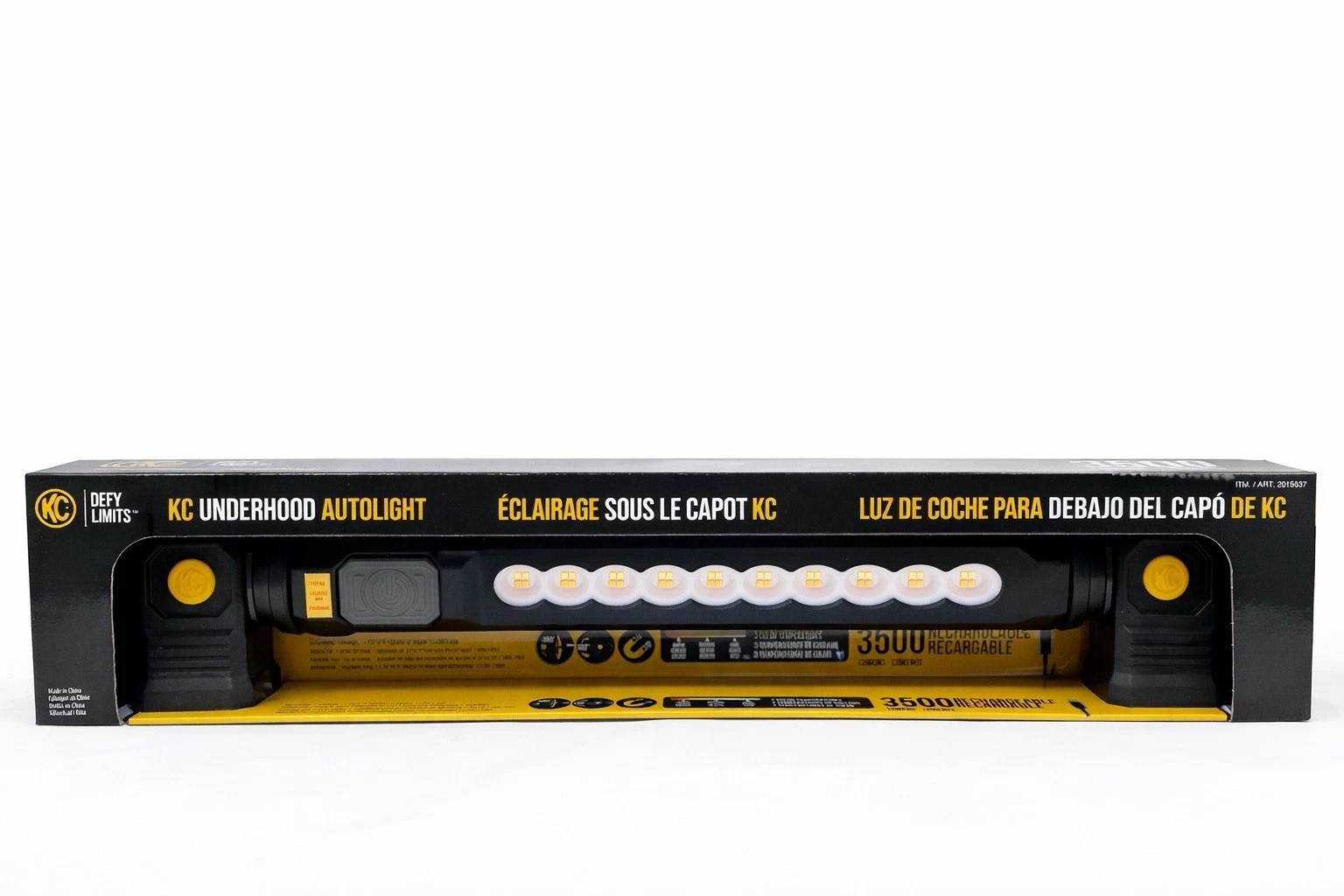 KC Underhood AutoLight 3500 Lumens Rechargeable LED Work Light Magnetic. NEW