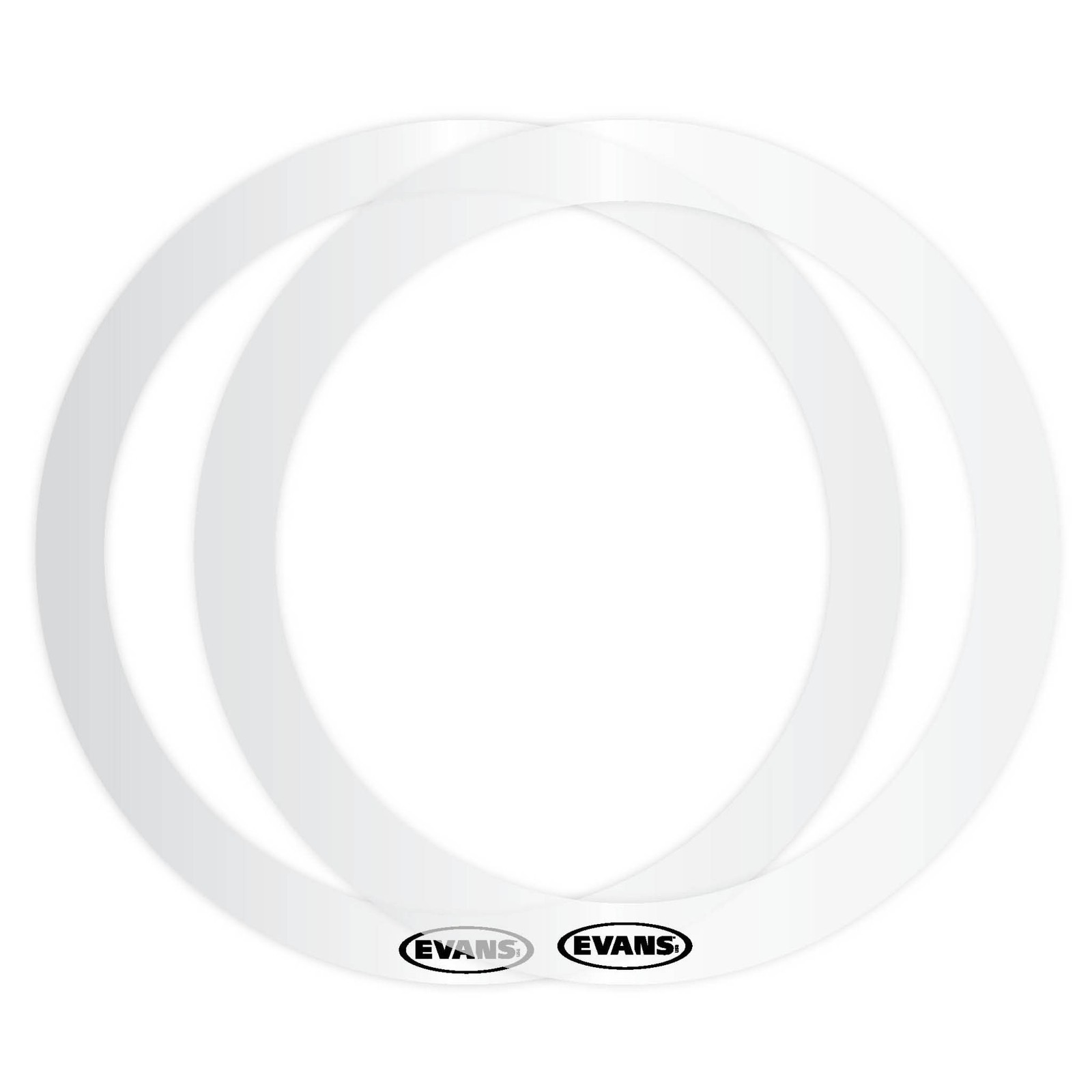 Evans E-Ring ER-SNARE External Overtone Dampening Control Rings 14" Snare 2-Pack