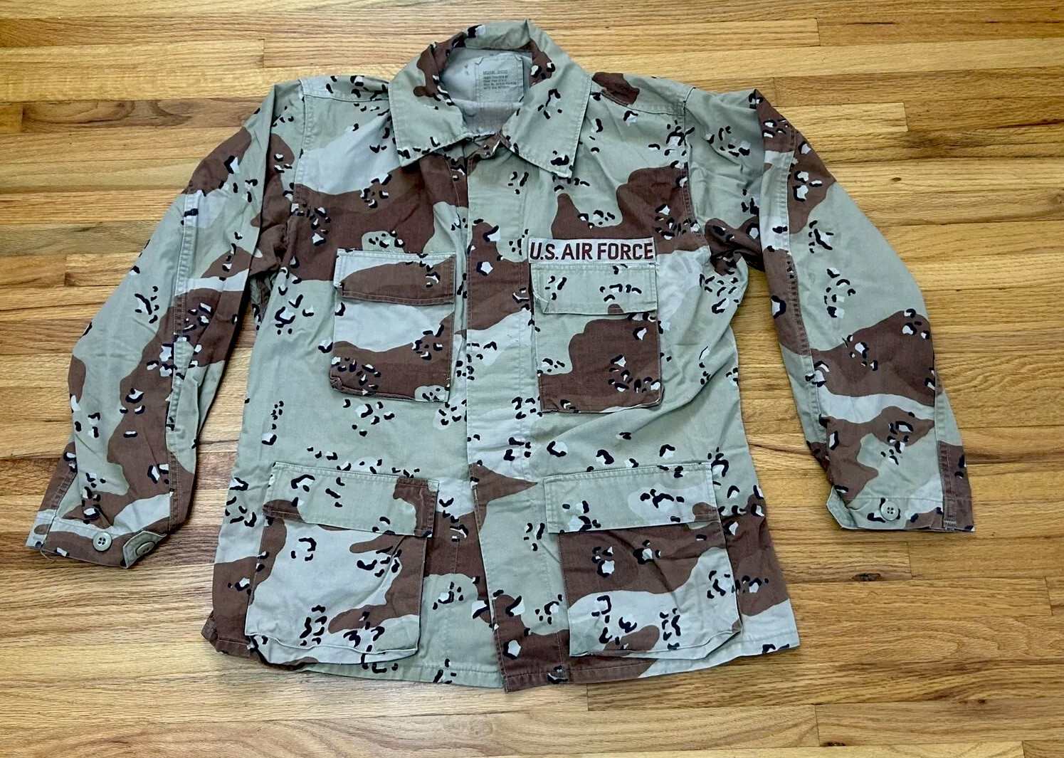 Desert Storm U.S Air Force Military Jacket Unisex M Brown  Field Chocolate Chip
