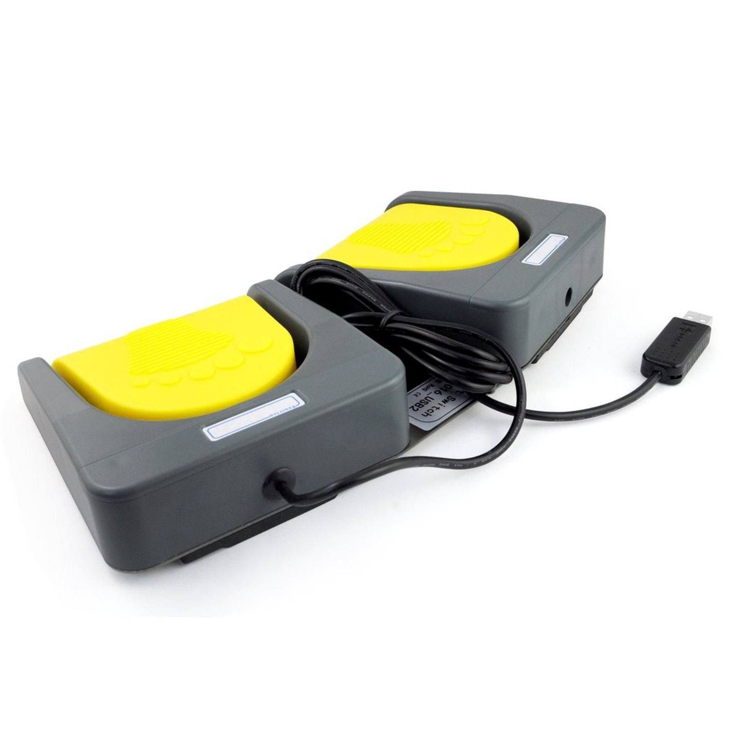 iKKEGOL USB Double 2 Foot Switch Control Pedal Video Game Customized PC Keybo...