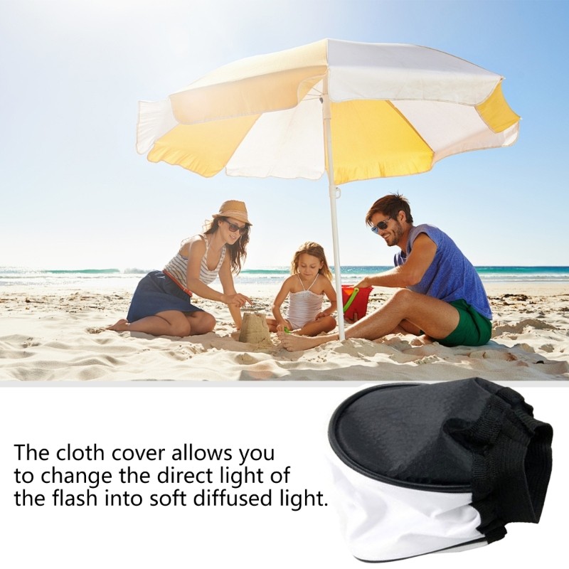 Professional Soft Light Camera Flashes Diffuser Caps for Camera Flashes